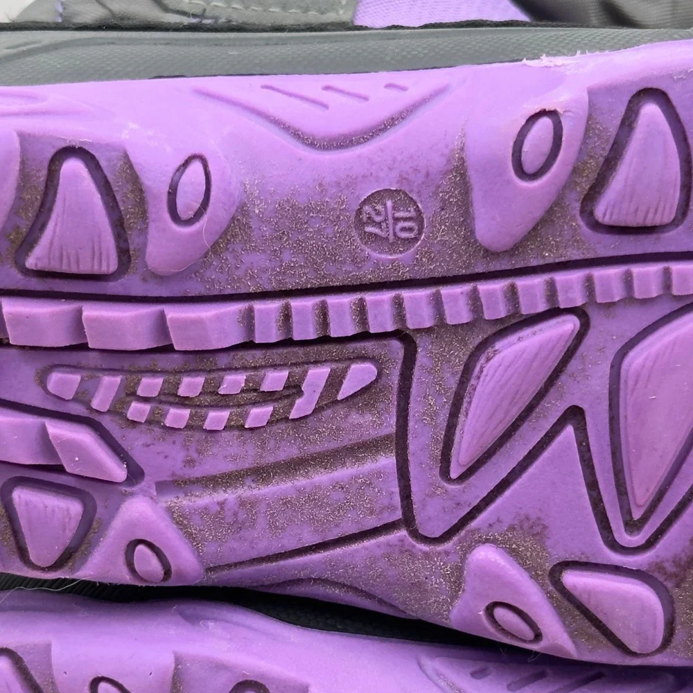 Kamik Snowbug F2 Boots Gray Purple Winter Snow Toddler Size 10 Waterproof